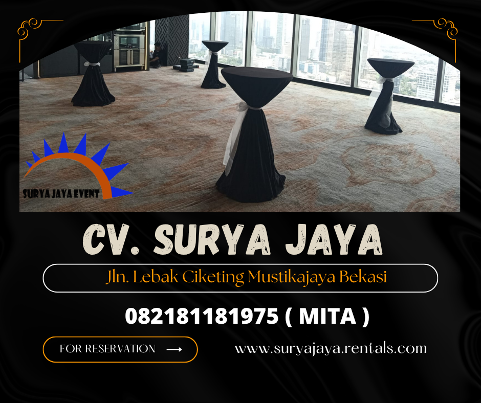 SEWA MEJA BARSTOOL MINIMALIS AREA JAKARTA