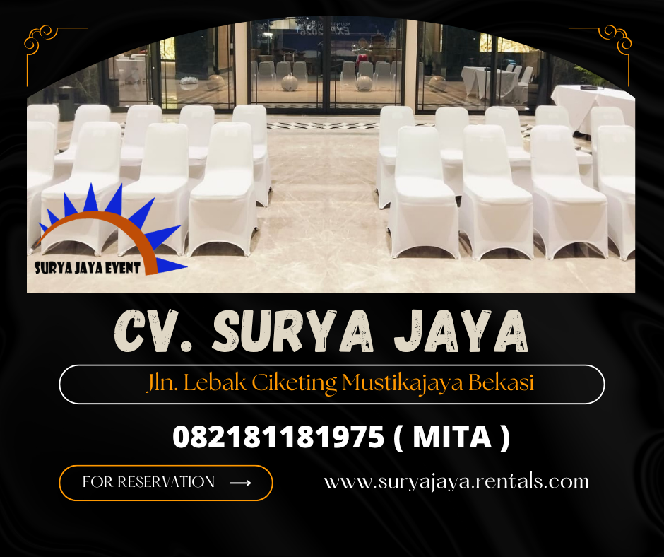 GUDANG RENTAL KURSI SUSUN COVER DI JAKARTA