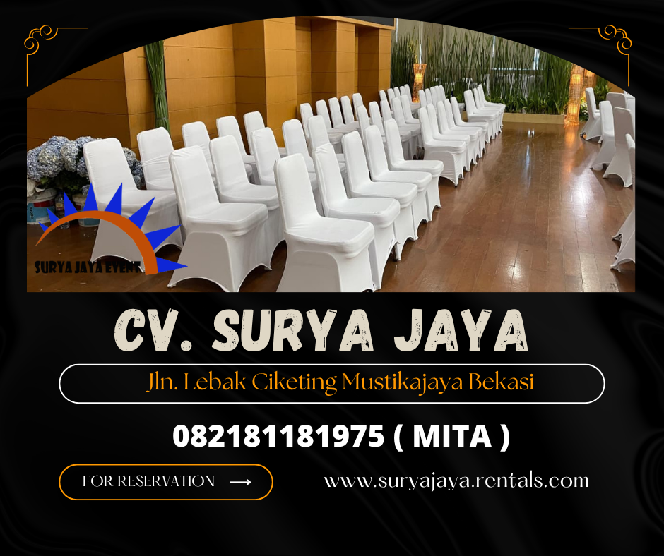 GUDANG RENTAL KURSI SUSUN COVER DI JAKARTA