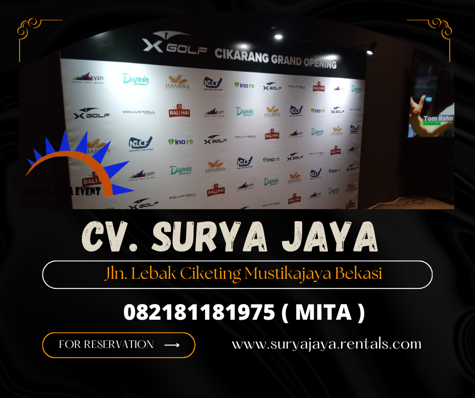 Rental Backdrop Lampu Spot Light Bogor