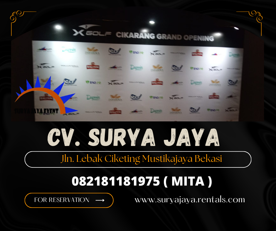 Rental Backdrop Lampu Spot Light Bogor