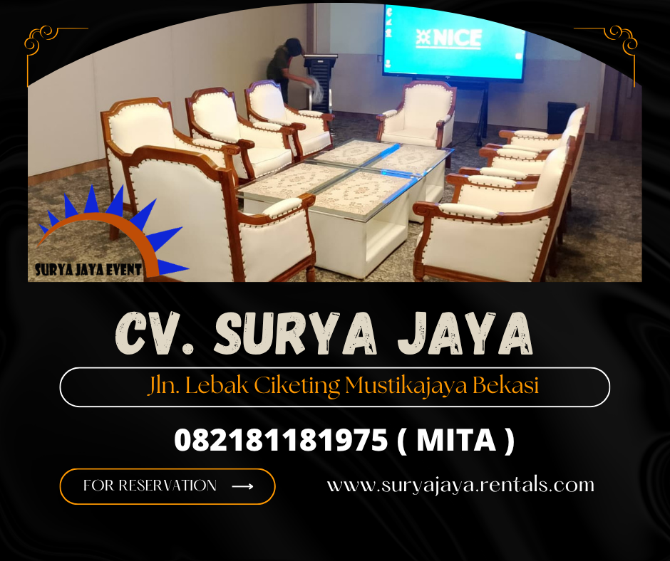 LAYANAN SEWA KURSI VIP KAYU JOKOWI DI JAKARTA 