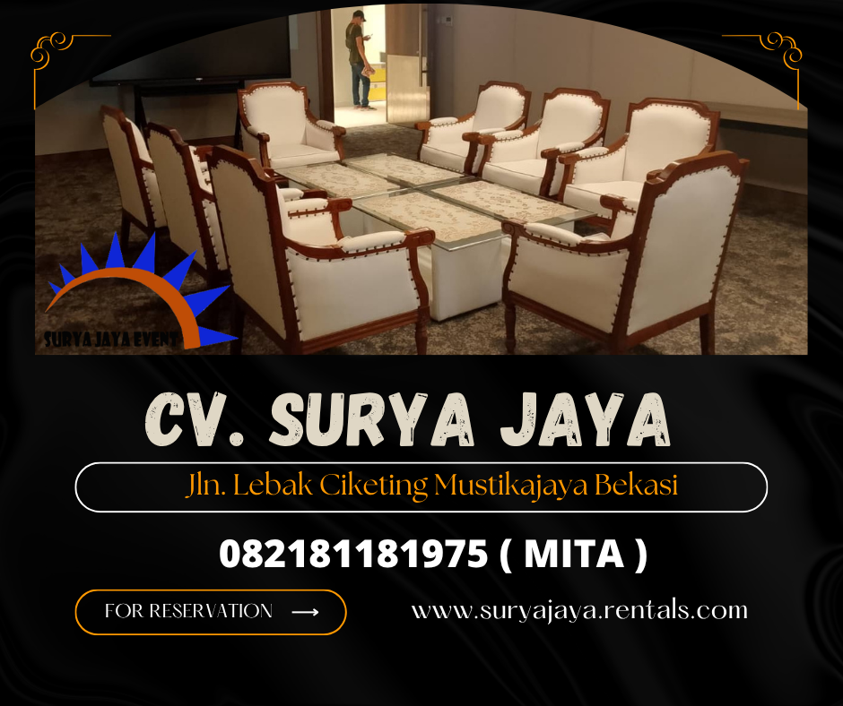 LAYANAN SEWA KURSI VIP KAYU JOKOWI DI JAKARTA 