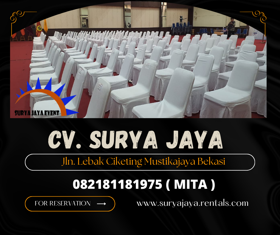 Sewa Kursi Futura Sarung Kursi Rumbai Putih Jakarta