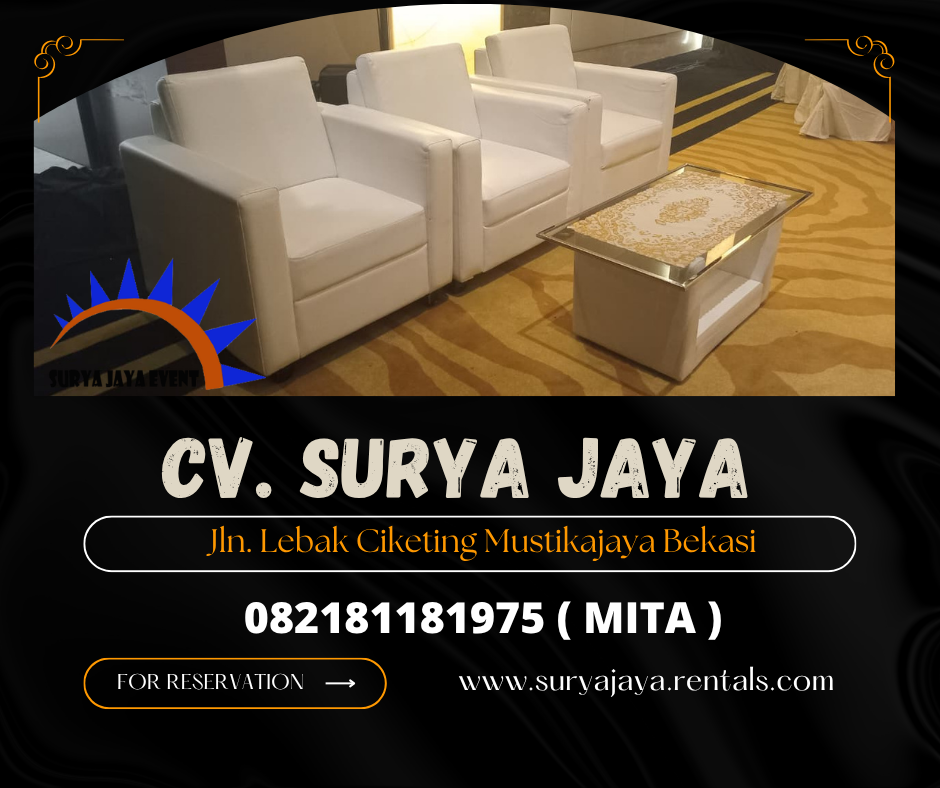 RENTAL SOFA MINIMALIS KOTAK AREA JAKARTA 
