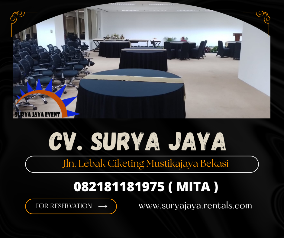 Rental round table,kursi futura,podium cokelat jakarta
