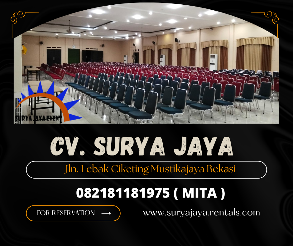 Sewa Kursi Polos Merah type Futura Stainless Bogor