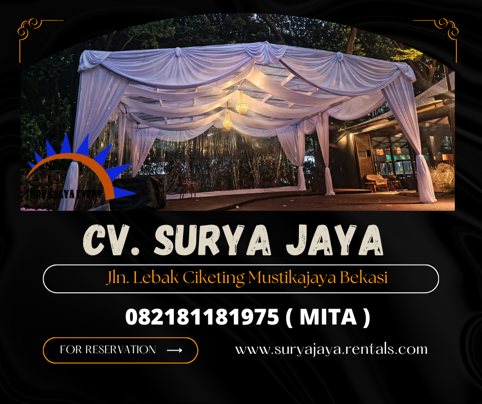 Rental Tenda Plafon Putih Area Grand Wisata Bekasi