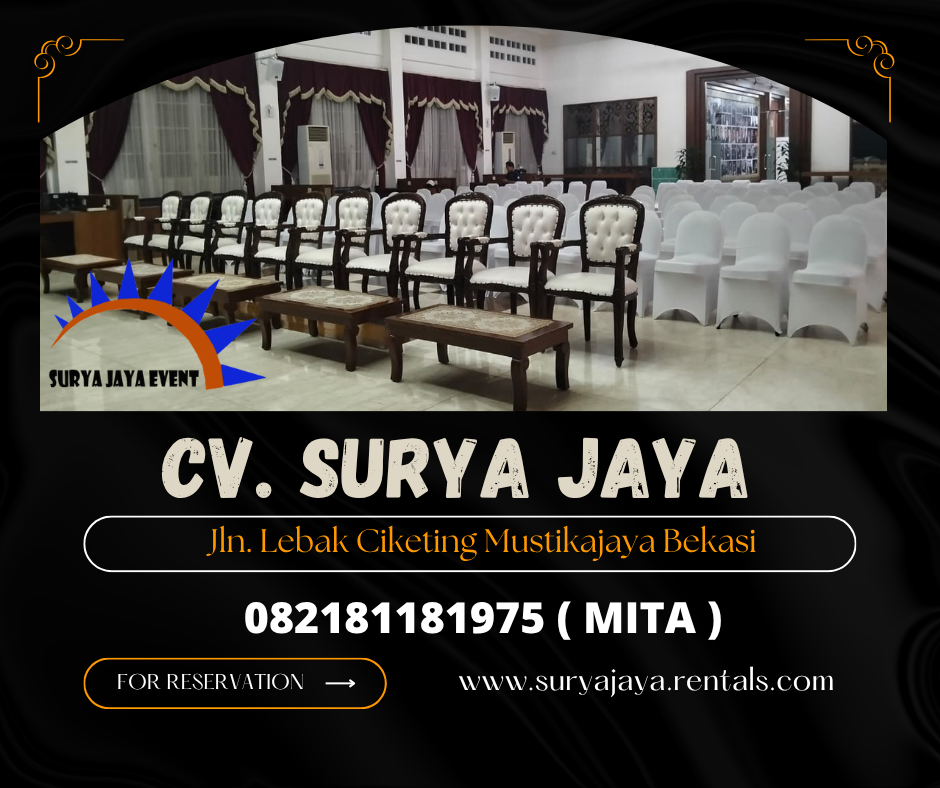 Rental Arm Chairs Event Bappenas Jakarta