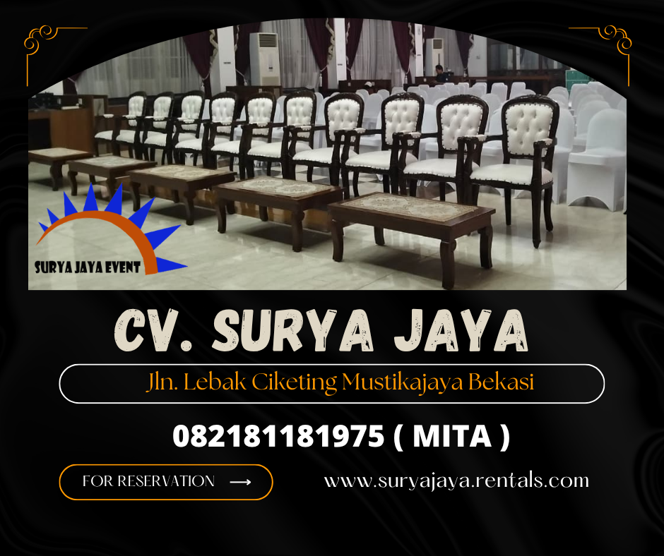 Rental Arm Chairs Event Bappenas Jakarta