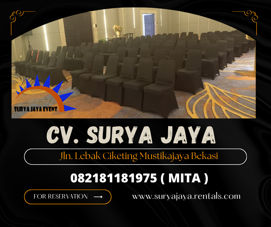Sewa Kursi Event Cover Hitam Ketat Hotel Aston Tangerang
