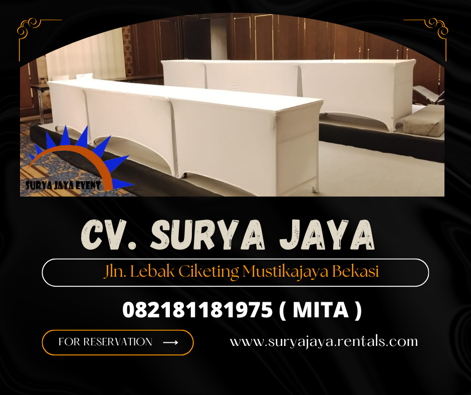 RENTAL MEJA IBM COVER KETAT WILAYAH JAKARTA SELATAN