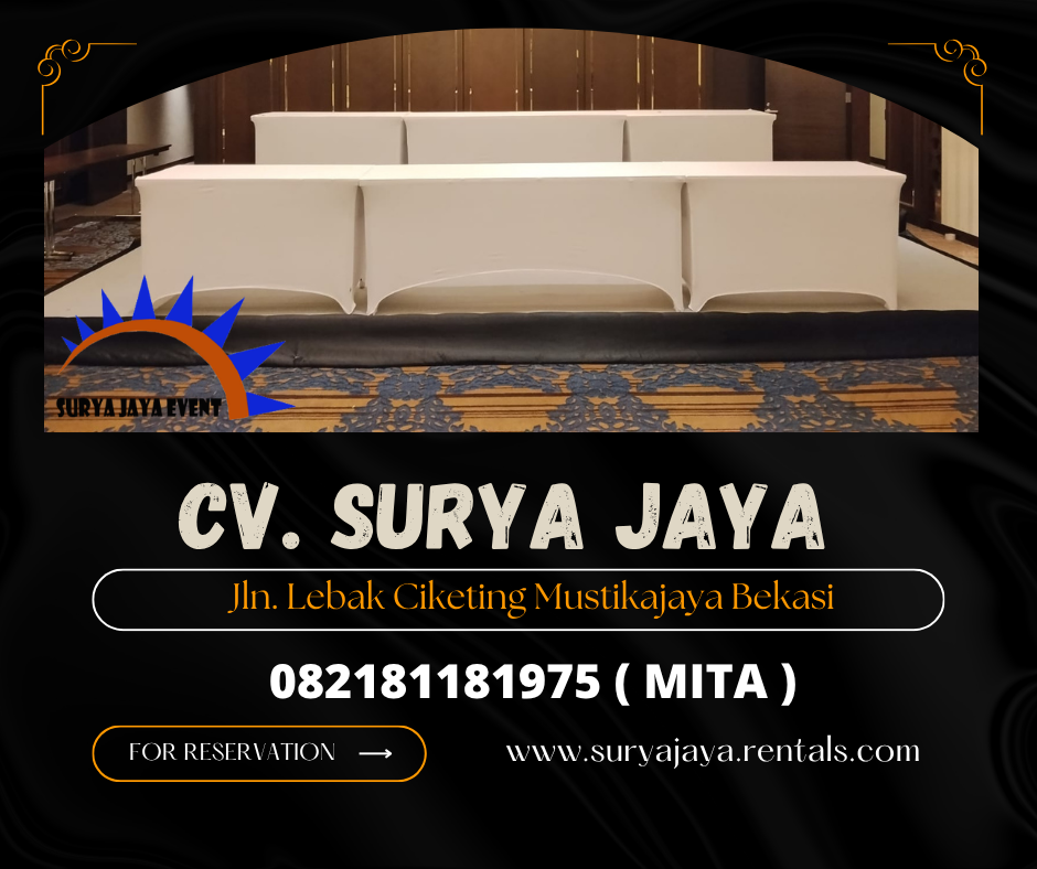 RENTAL MEJA IBM COVER KETAT WILAYAH JAKARTA SELATAN