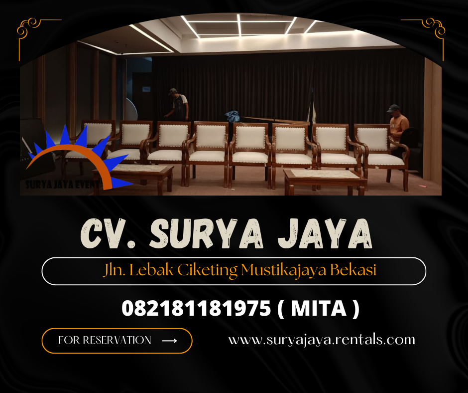 LAYANAN SEWA KURSI VIP KAYU PRABOWO DI JAKSEL