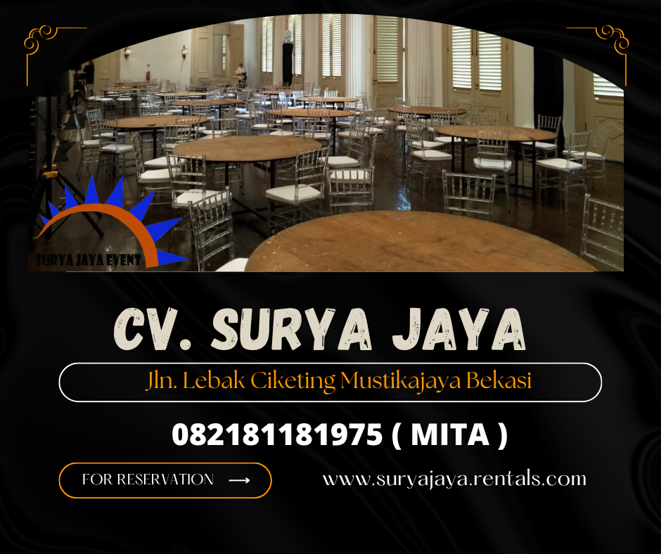 Rental Tiffany Acrylic Chairs Jakarta