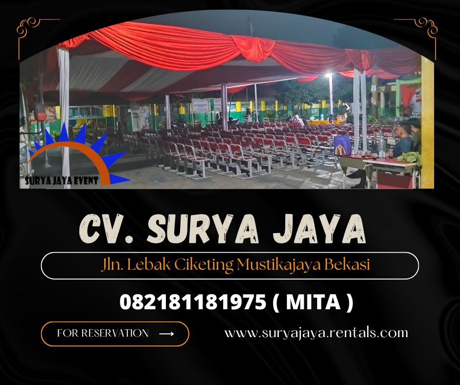 Sewa Tenda Serut Merah Putih Lebak Bulus Jaksel