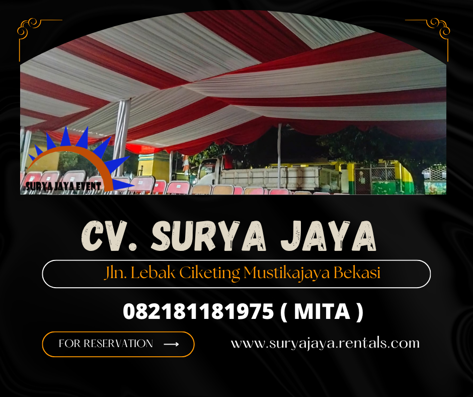 Sewa Tenda Serut Merah Putih Lebak Bulus Jaksel
