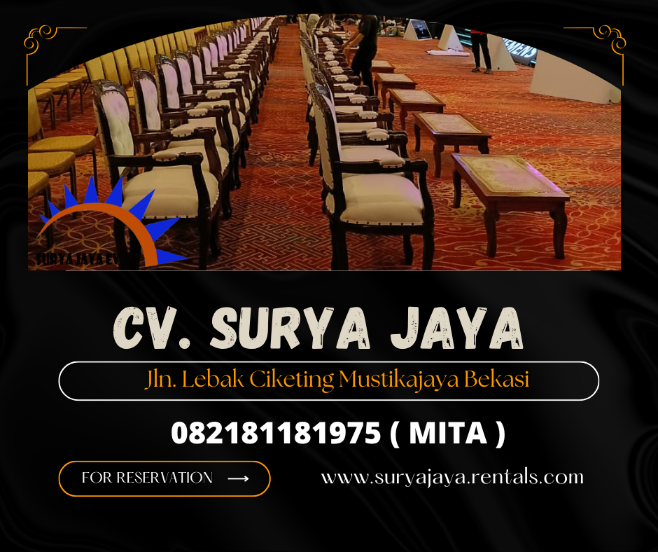Rental VIP Arm Chairs Jakarta