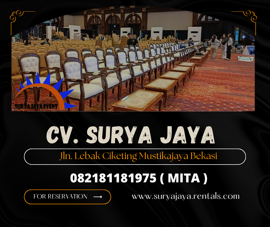 Rental VIP Arm Chairs Jakarta