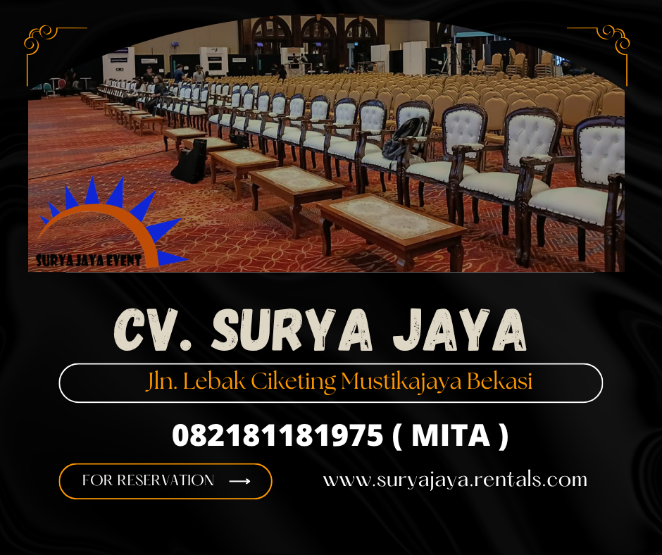 Rental VIP Arm Chairs Jakarta
