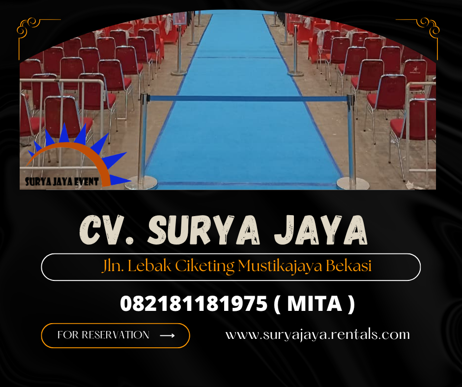Rental Tiang Pembatas Antri Pita Tarik Jakarta