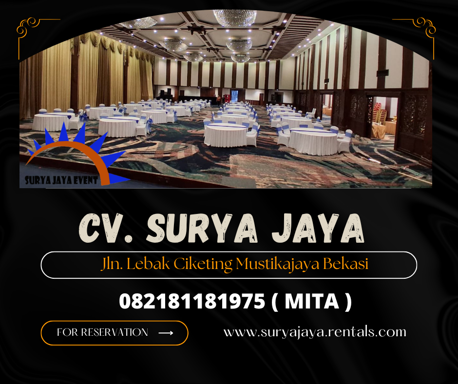 Sewa Kursi Event,Meja Bundar Full Cover Jakarta