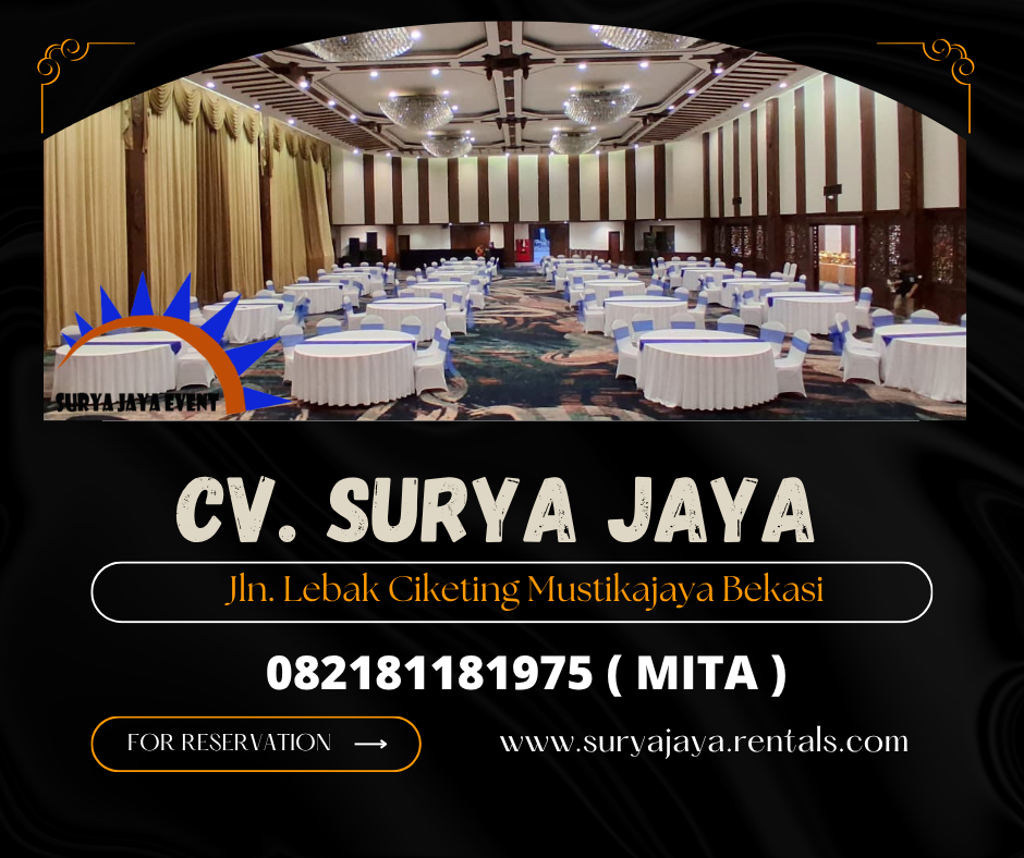 Sewa Kursi Event,Meja Bundar Full Cover Jakarta