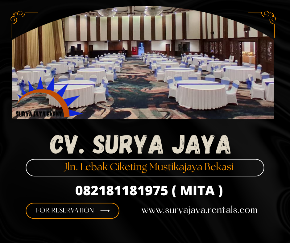Sewa Kursi Event,Meja Bundar Full Cover Jakarta