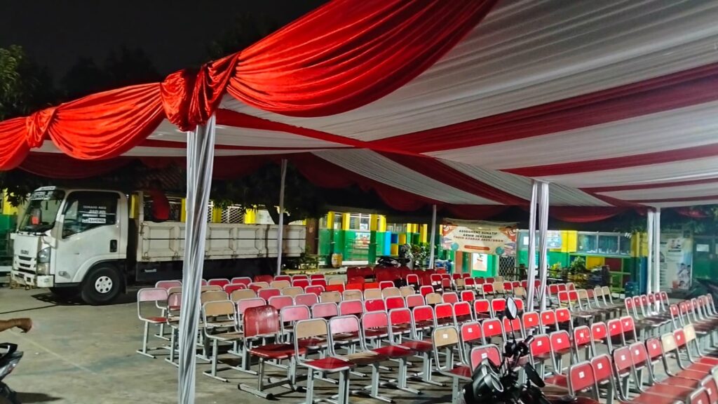 Sewa Tenda Serut Merah Putih Lebak Bulus Jaksel