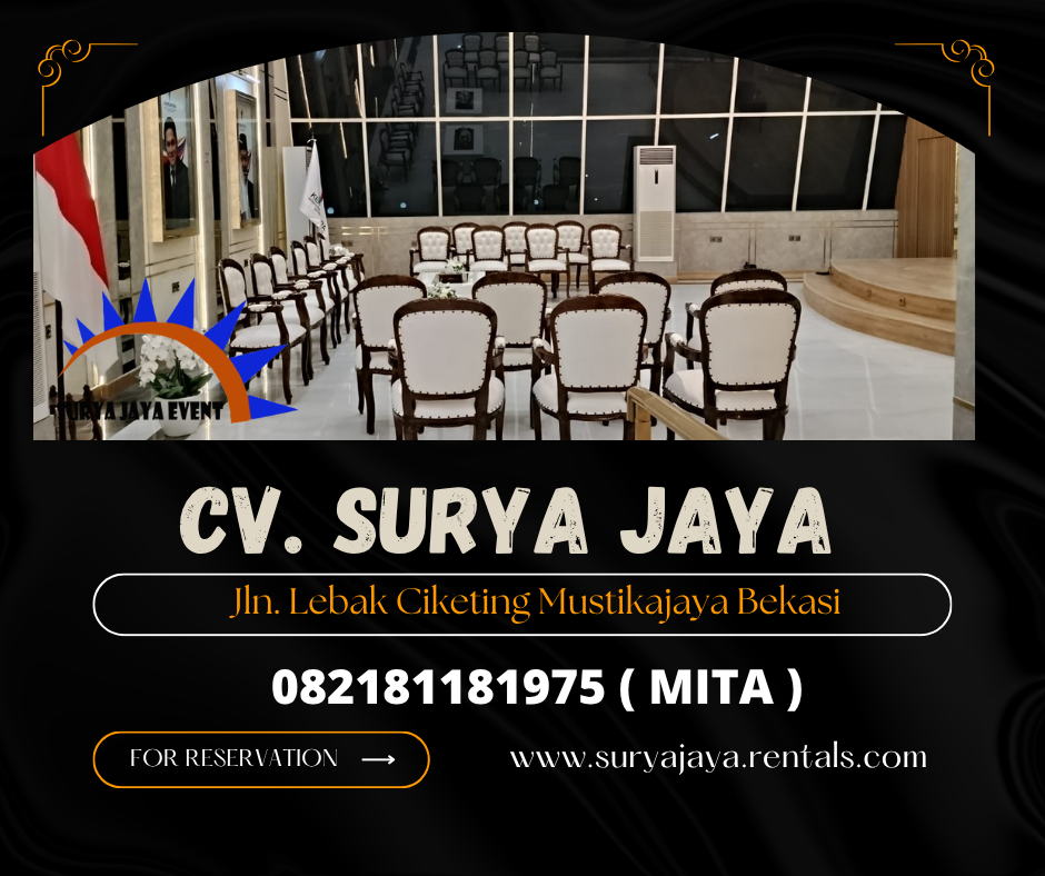 Sewa Arm Chairs,Sewa Tirai Hitam Jakarta