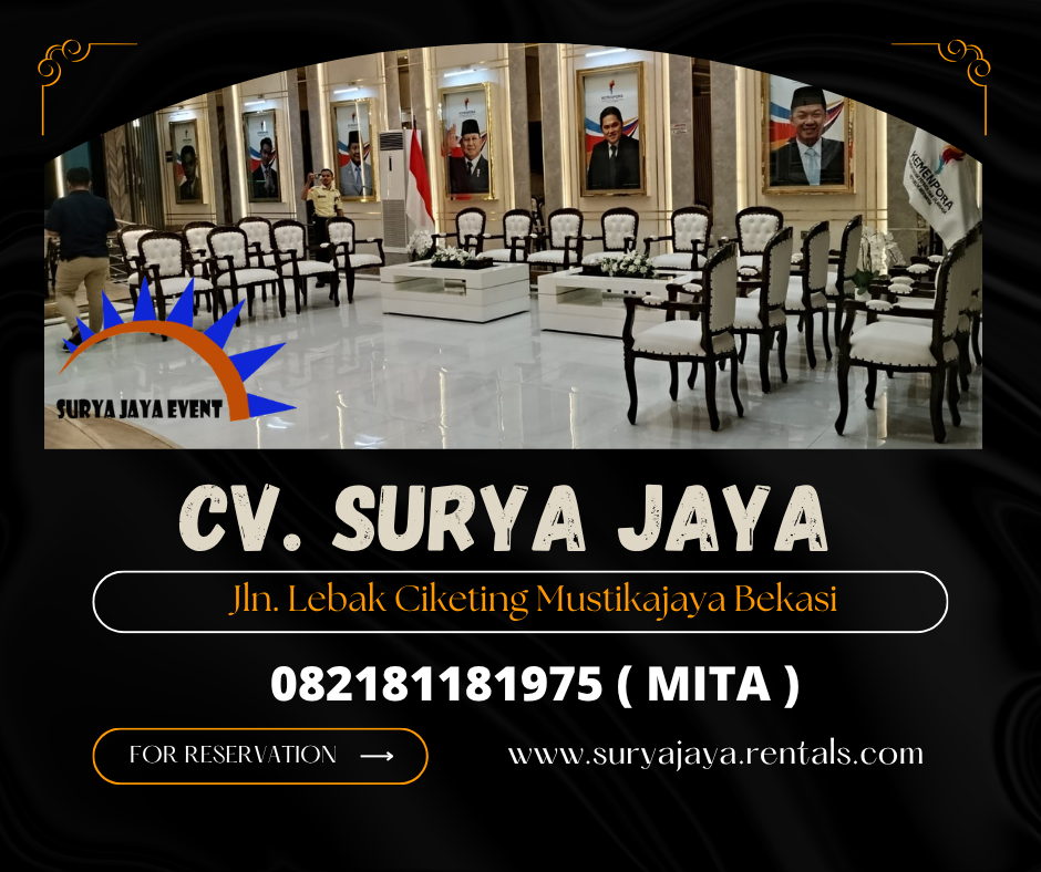 Sewa Arm Chairs,Sewa Tirai Hitam Jakarta