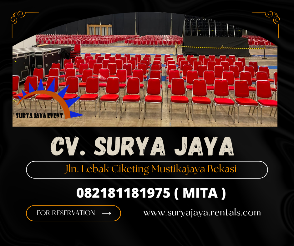 Rental Kursi Susun Stainless Ice BSD
