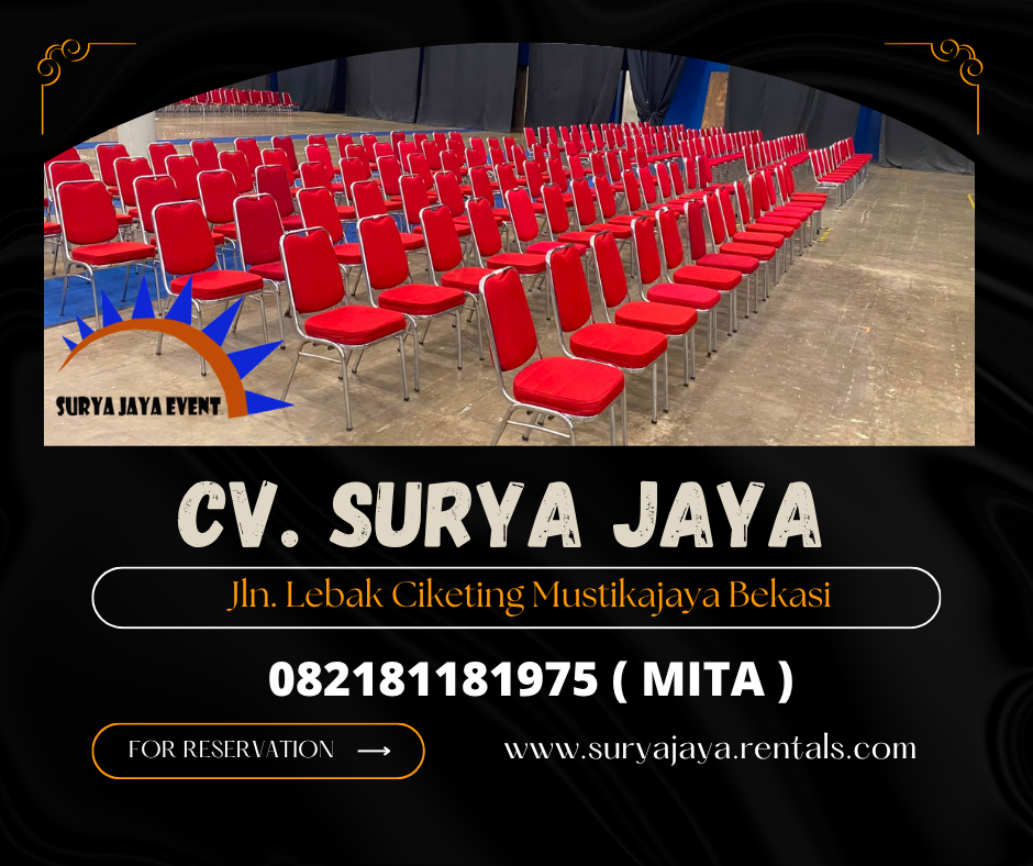 Rental Kursi Susun Stainless Ice BSD