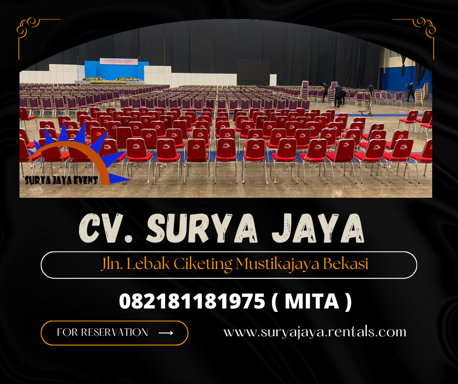 Rental Kursi Susun Stainless Ice BSD