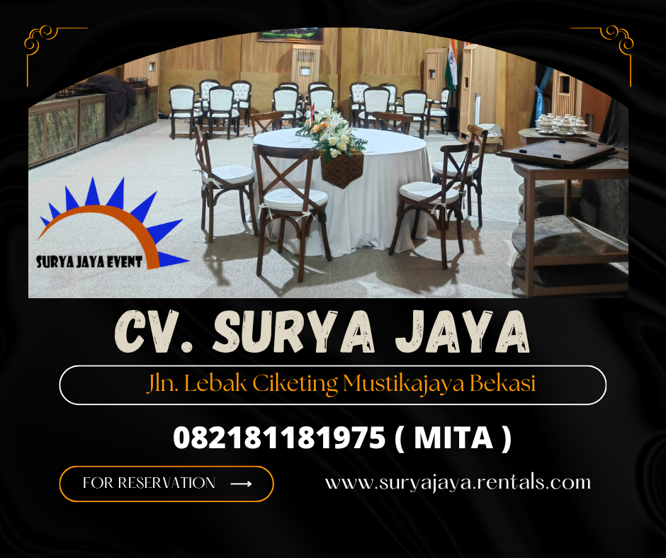 Sewa Kursi Silang VIP,Round Table Jakarta