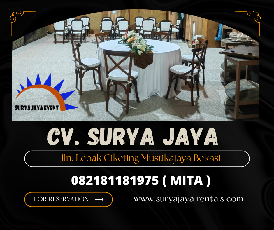 Sewa Kursi Silang VIP,Round Table Jakarta