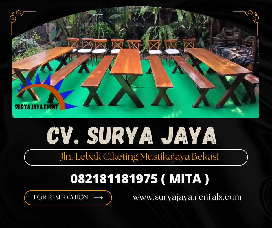 Sewa Meja taman Extra Cilandak Jaksel