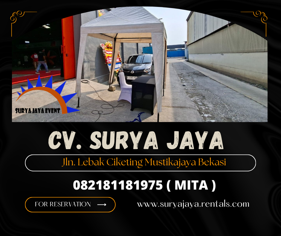Sewa Tenda Bazar Putih Wilayah Jakarta