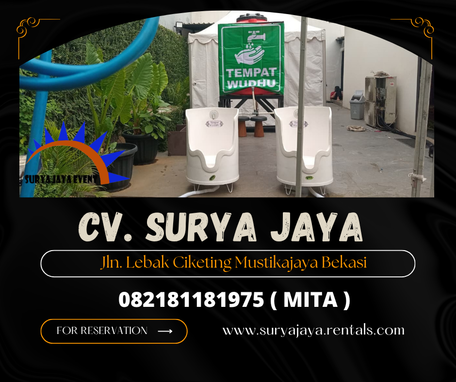Sewa Tempat Wudhu Portable Bintaro Tangsel