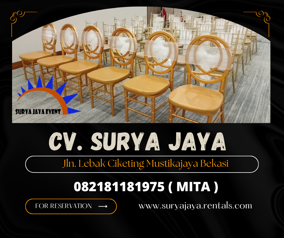 Sewa Kursi Olivia Gold Kemayoran Jakarta