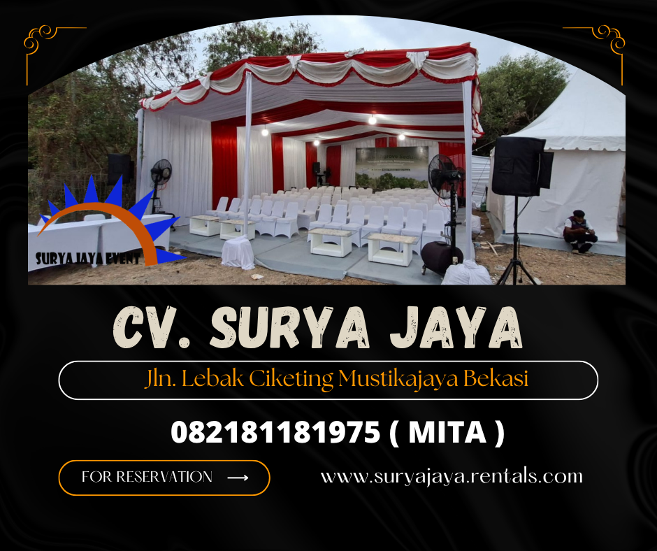 Rental Tenda Merah Putih Event HUT RI Depok