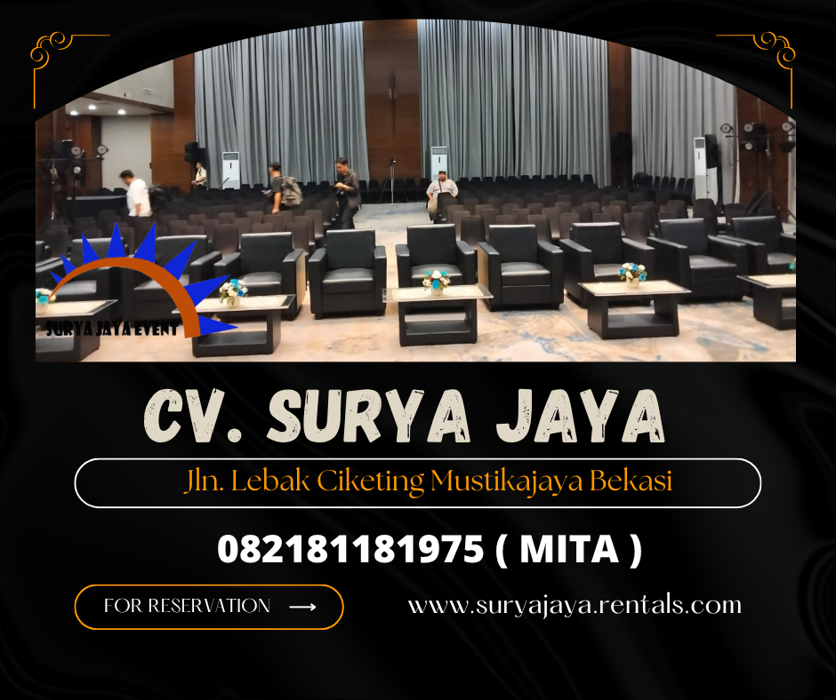 Sewa Sofa kotak Minimalis Warna Hitam Bogor
