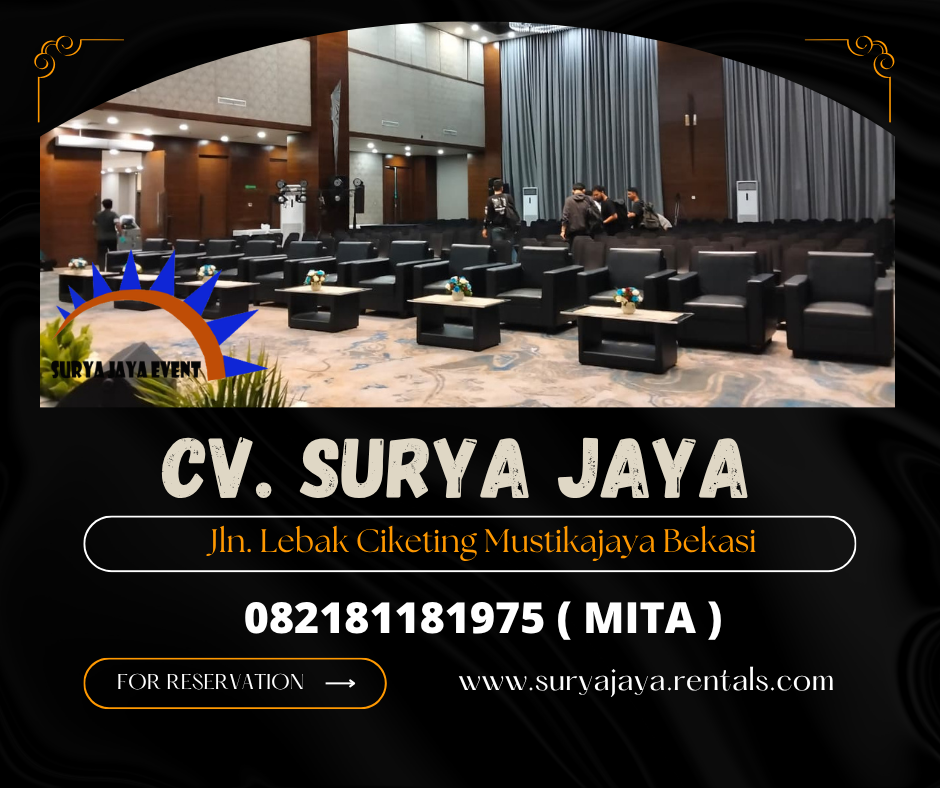 Sewa Sofa kotak Minimalis Warna Hitam Bogor