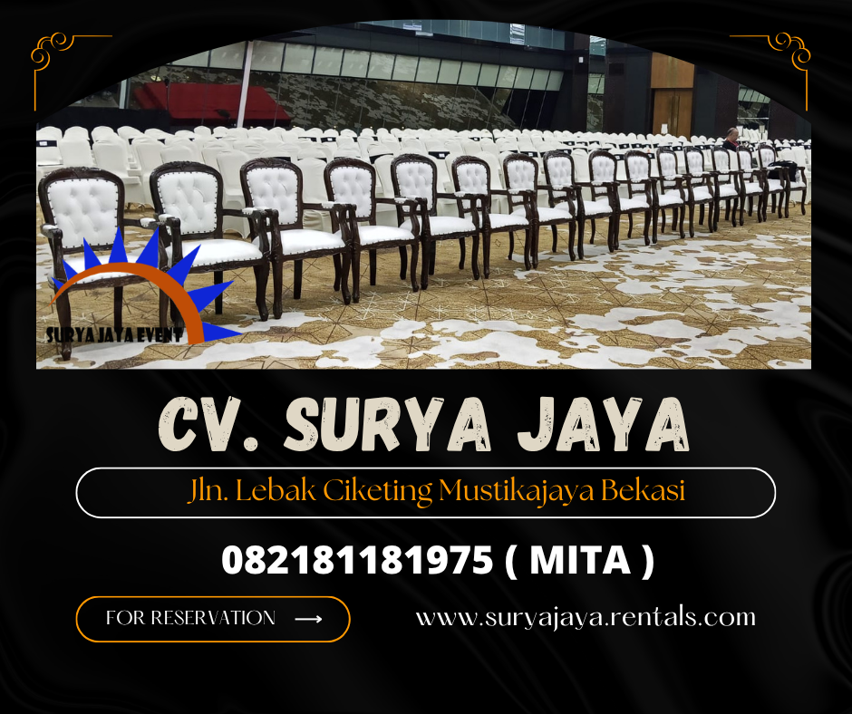 Sewa Arm Chairs VIP Kayu Blok M Jaksel