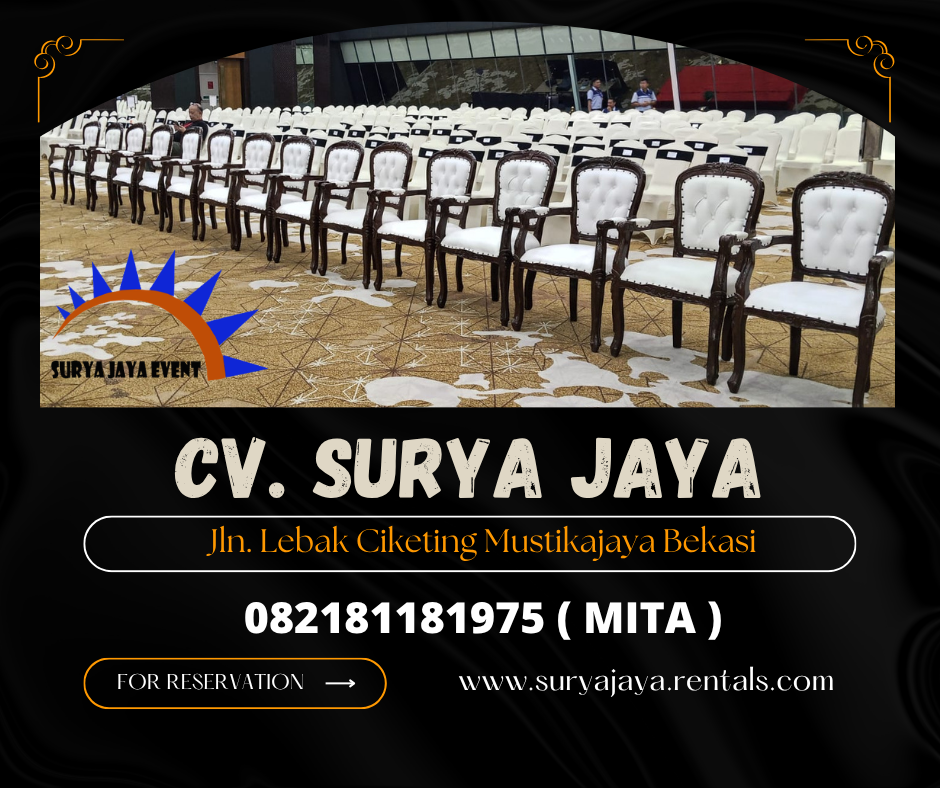 Sewa Arm Chairs VIP Kayu Blok M Jaksel