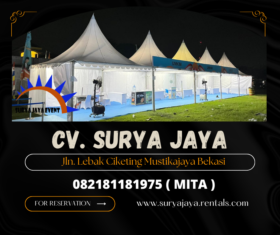 GUDANG SEWA TENDA SARNAFIL MURAH DI JAKARTA