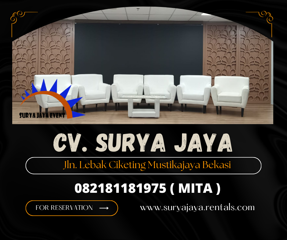 Rental Sofa Scandinavia Putih Jakarta