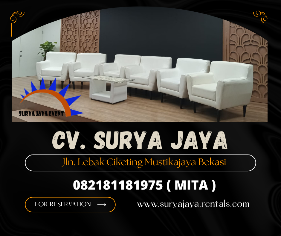 Rental Sofa Scandinavia Putih Jakarta