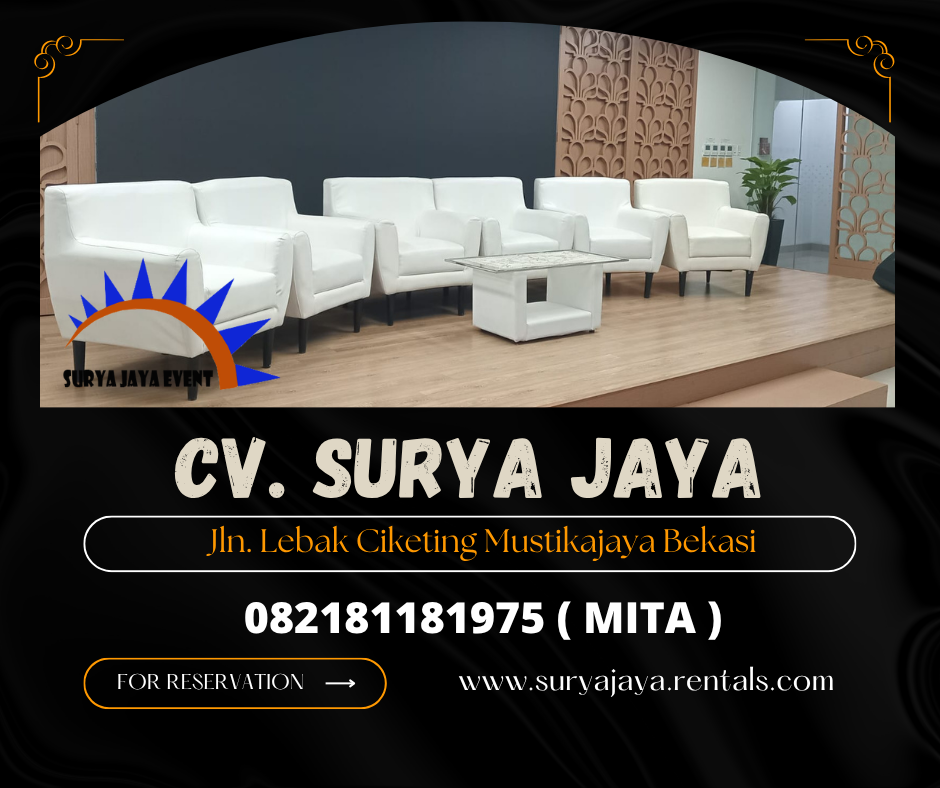 Rental Sofa Scandinavia Putih Jakarta