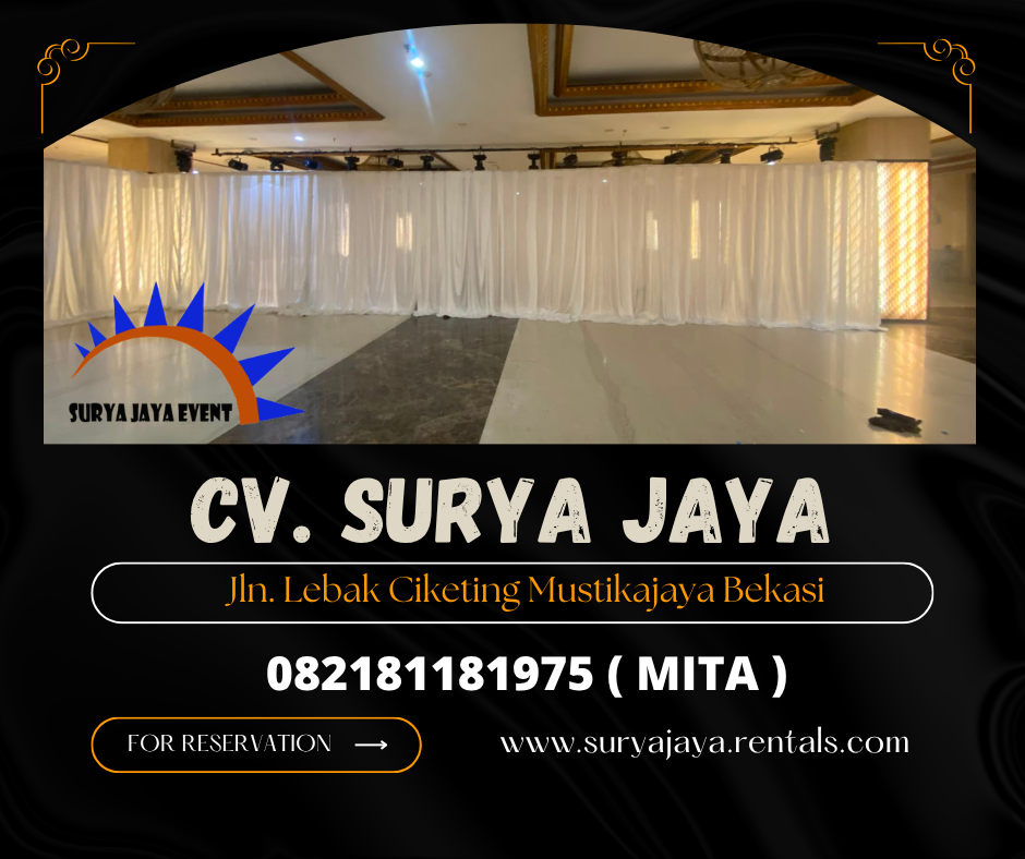 Rental Tirai Hitam Jakarta 082181181975